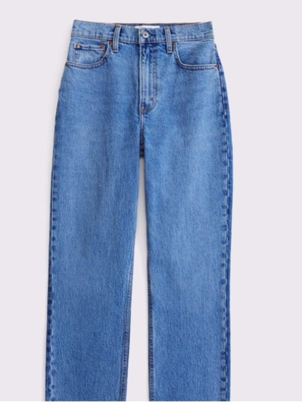 Abercrombie The Ankle Straight Ultra High Rise Jeans